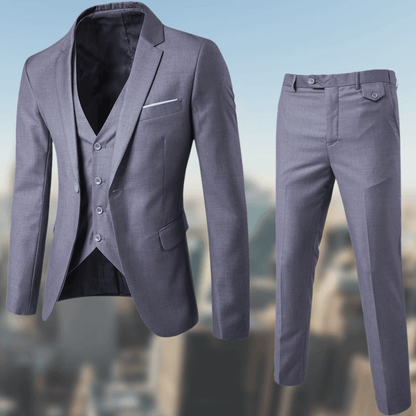 Costume Deux Pièces pour Homme avec Veste et Pantalon Coordonnés | Idéal pour le Bureau et les Occasions Formelles