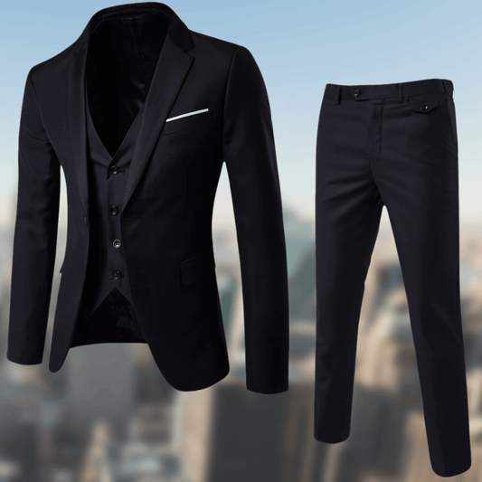 Costume Deux Pièces pour Homme avec Veste et Pantalon Coordonnés | Idéal pour le Bureau et les Occasions Formelles