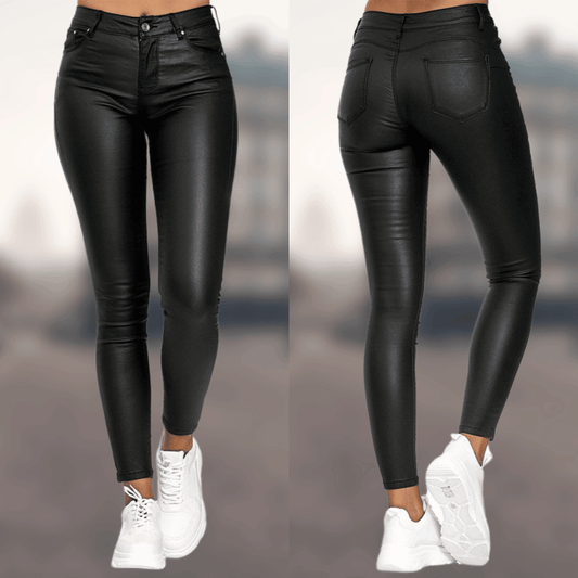 Pantalon à Coupe Ajustée avec Détails Structurés pour Femme | Idéal pour Tenues Habillées ou Décontractées