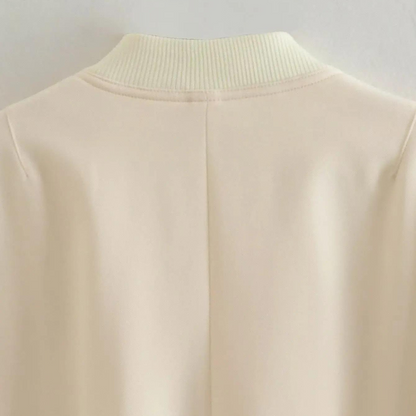 Veste Courte À Fermeture Boutonnée Et Coupe Droite Pour Femme | Idéale Pour Le Printemps Et L’Automne