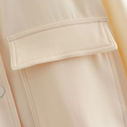 Veste Courte À Fermeture Boutonnée Et Coupe Droite Pour Femme | Idéale Pour Le Printemps Et L’Automne