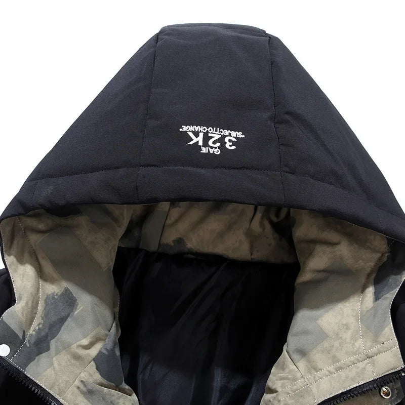 Veste d’Hiver Matelassée avec Capuche Fixe pour Homme | Adaptée à un Usage Quotidien