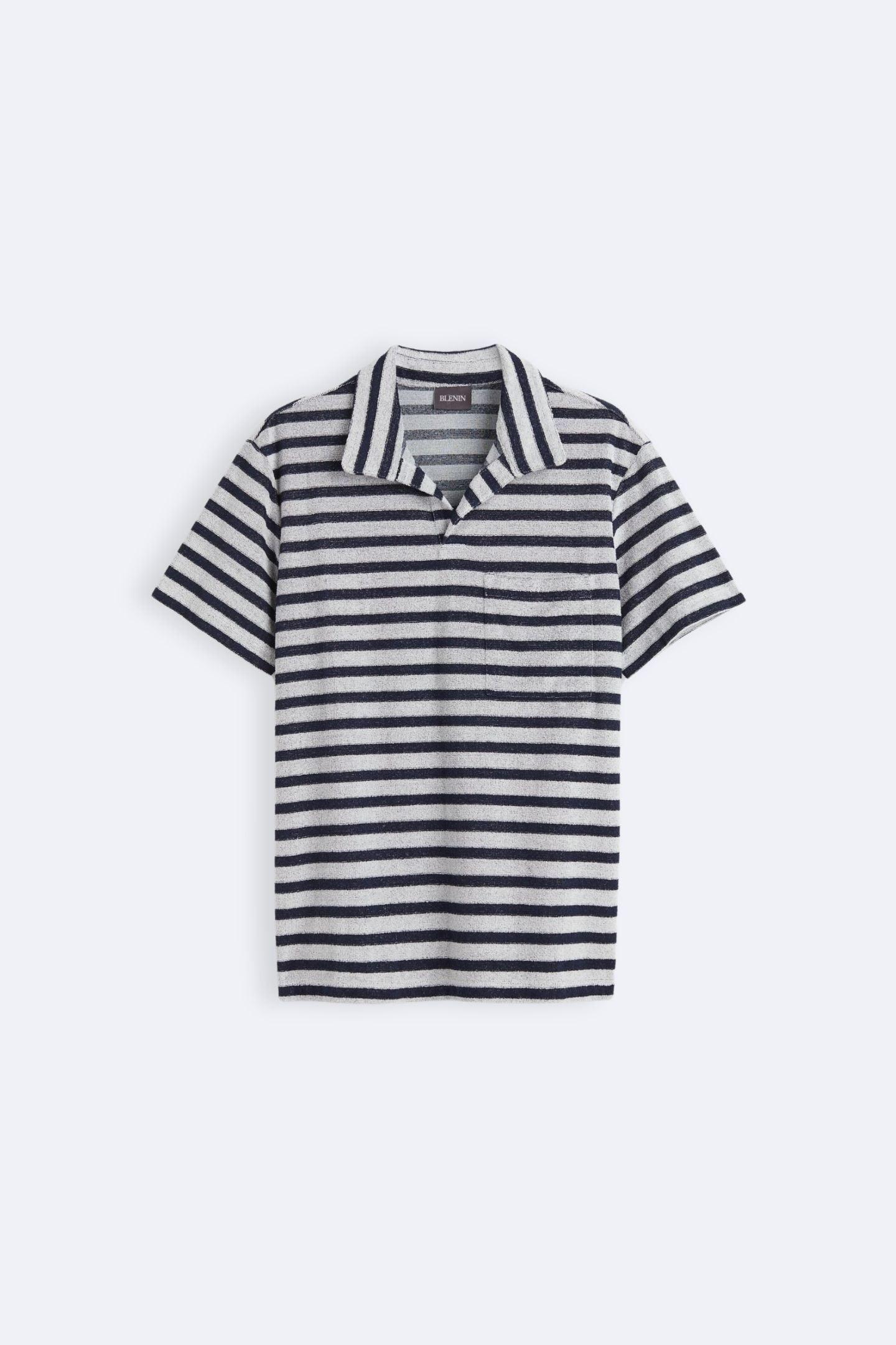 Polo À Rayures En Maille Pour Hommes | Idéal Pour Les Tenues Quotidiennes Et La Saison Chaude