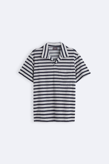Polo À Rayures En Maille Pour Hommes | Idéal Pour Les Tenues Quotidiennes Et La Saison Chaude