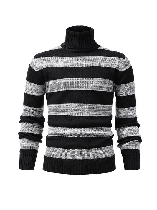 Pull À Col Roulé Avec Coupe Ajustée Pour Hommes | Idéal Pour Les Jours Frais