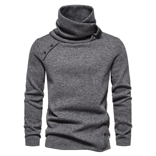 Pull à Col Montant Classique pour Homme | Idéal pour l’Hiver