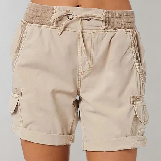 Short Taille Haute avec Ceinture Élastique pour Femme | Idéal pour l'Été