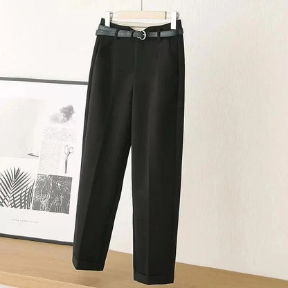 Pantalon De Printemps Taille Haute Avec Coupe Ample Pour Femme | Idéal Pour Tenues Quotidiennes