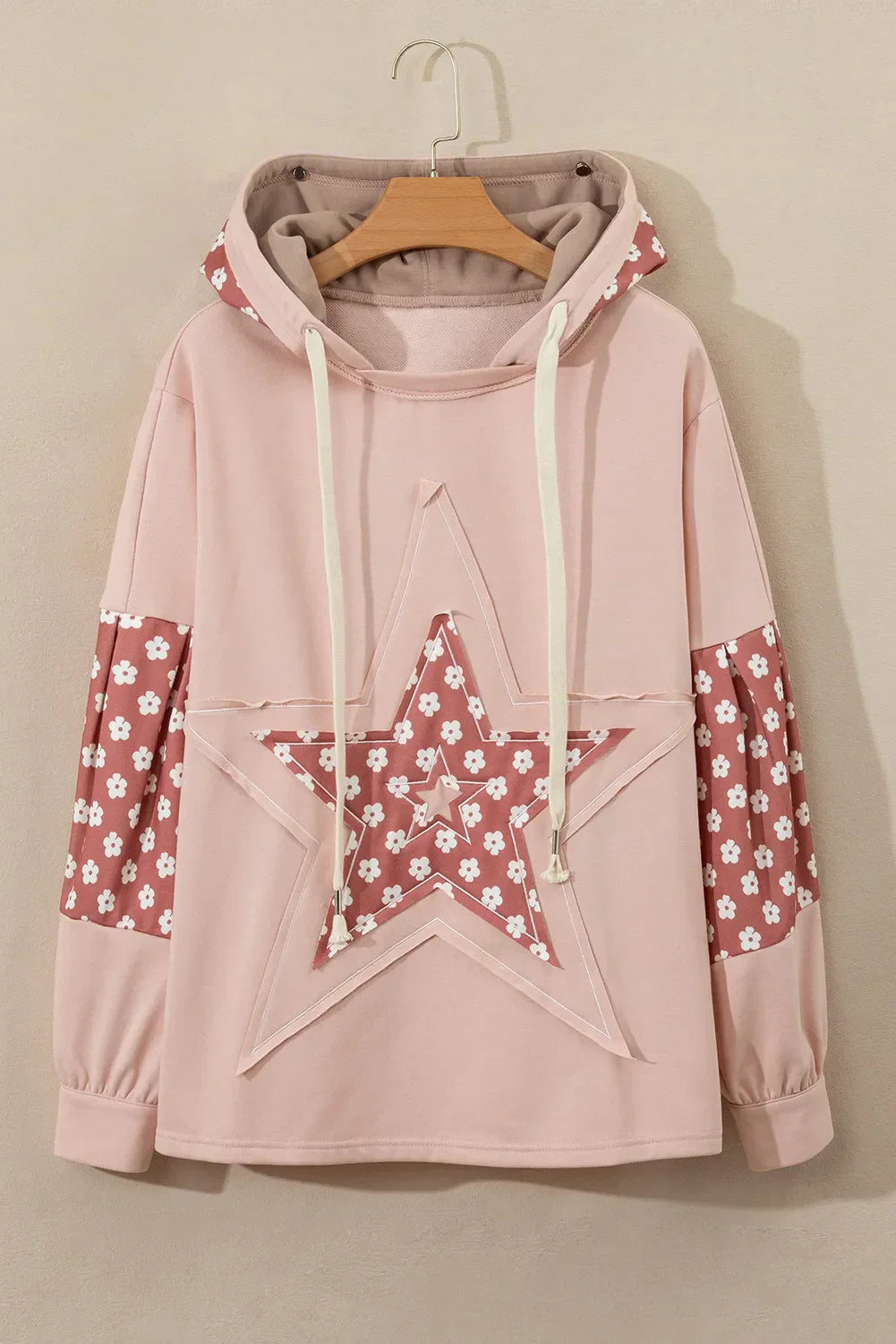Sweat À Capuche À Motif Étoiles avec Cordon Ajustable pour Adulte | Idéal pour Les Tenues Décontractées