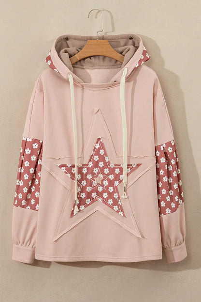 Sweat À Capuche À Motif Étoiles avec Cordon Ajustable pour Adulte | Idéal pour Les Tenues Décontractées