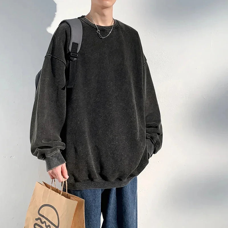 Sweat-Shirt Homme à Coupe Ample pour Usage Quotidien | Idéal pour la Mi-Saison