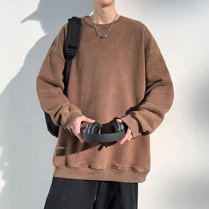 Sweat-Shirt Homme à Coupe Ample pour Usage Quotidien | Idéal pour la Mi-Saison