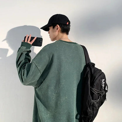 Sweat-Shirt Homme à Coupe Ample pour Usage Quotidien | Idéal pour la Mi-Saison