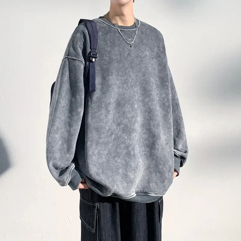 Sweat-Shirt Homme à Coupe Ample pour Usage Quotidien | Idéal pour la Mi-Saison