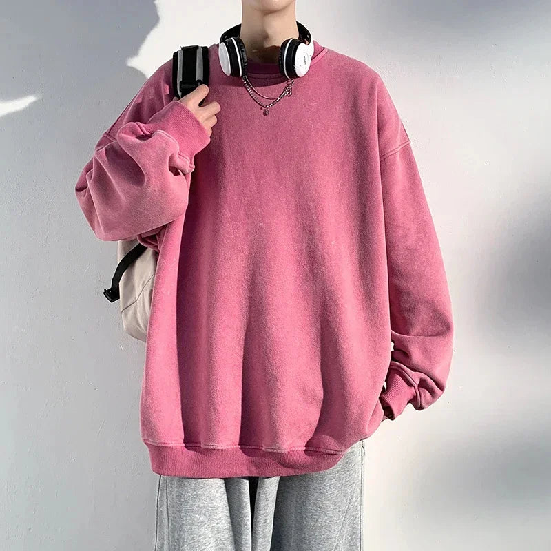 Sweat-Shirt Homme à Coupe Ample pour Usage Quotidien | Idéal pour la Mi-Saison