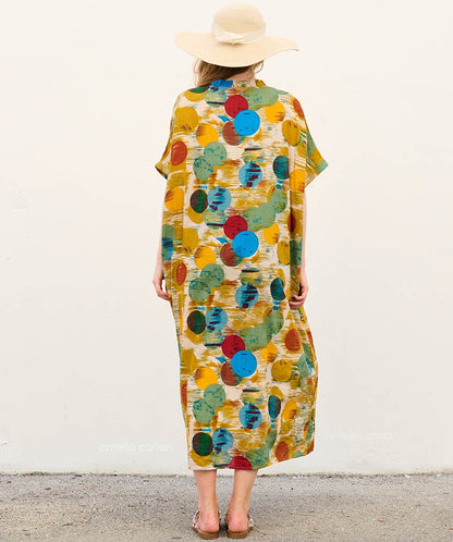 Caftan Ample À Coupe Fluide Pour Femme | Idéal Pour Les Journées Décontractées Et La Saison Chaude