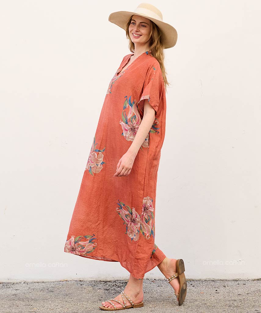 Caftan Ample À Coupe Fluide Pour Femme | Idéal Pour Les Journées Décontractées Et La Saison Chaude