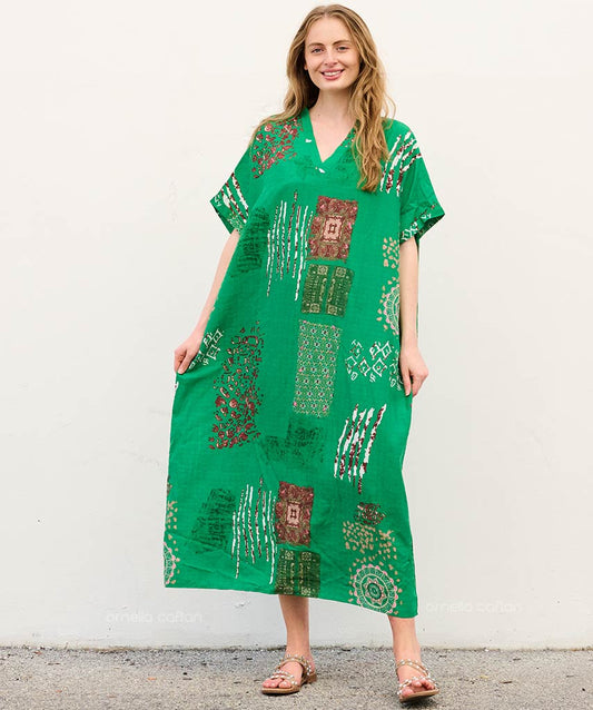 Caftan Ample À Coupe Fluide Pour Femme | Idéal Pour Les Journées Décontractées Et La Saison Chaude