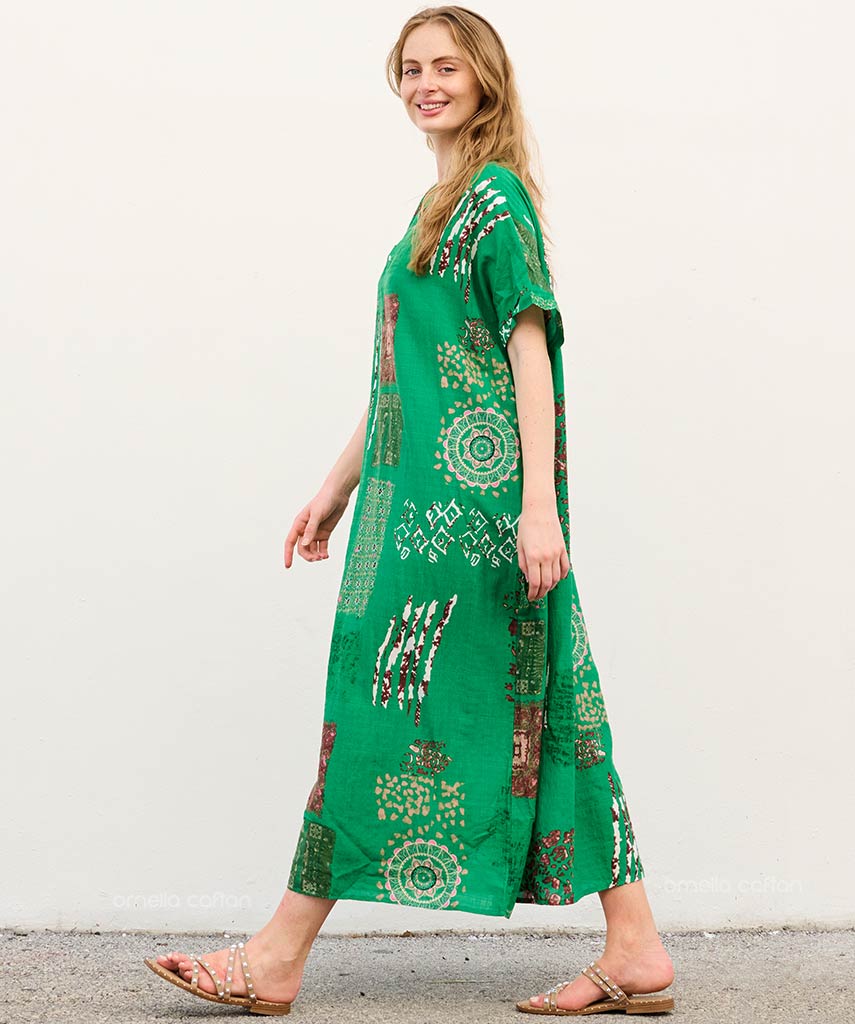 Caftan Ample À Coupe Fluide Pour Femme | Idéal Pour Les Journées Décontractées Et La Saison Chaude
