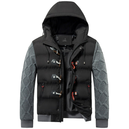 Veste Matelassée avec Capuche Ajustable pour Homme | Idéale pour l’Hiver