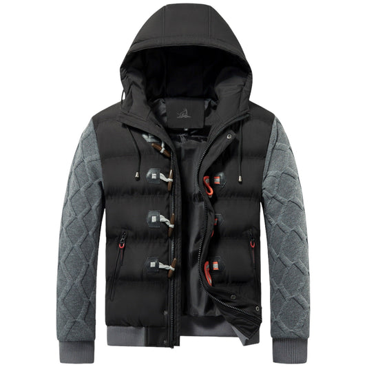 Veste Matelassée avec Capuche Ajustable pour Homme | Idéale pour l’Hiver