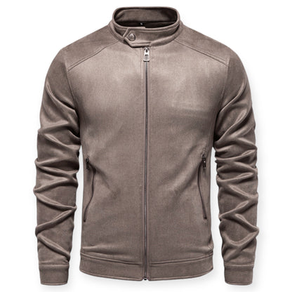 Veste Zippée À Col Montant pour Hommes | Idéale pour Les Sorties Quotidiennes