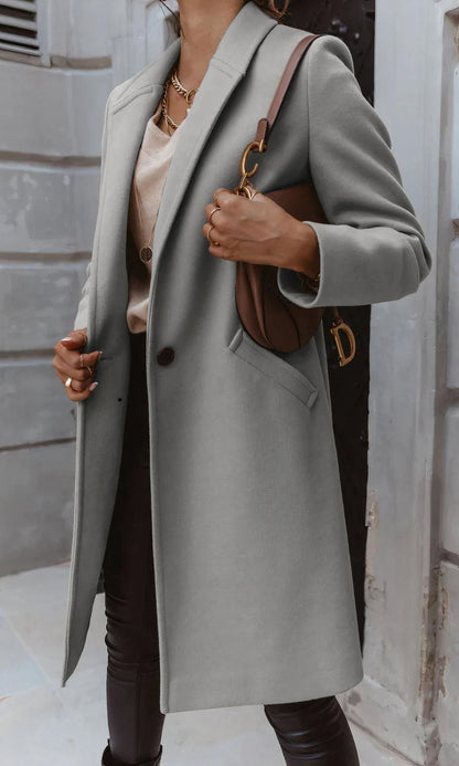 Manteau Long Avec Coupe Droite Pour Adultes | Idéal Pour La Saison Froide