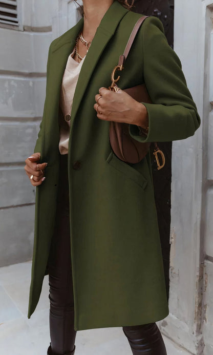 Manteau Long Avec Coupe Droite Pour Adultes | Idéal Pour La Saison Froide