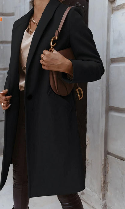 Manteau Long Avec Coupe Droite Pour Adultes | Idéal Pour La Saison Froide