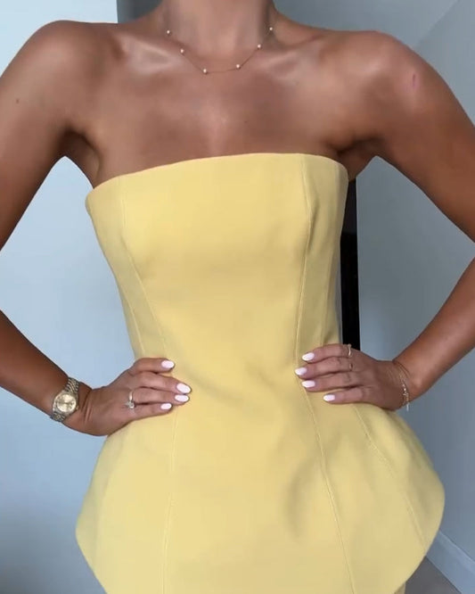 Robe Longue Pour Femme Sans Bretelles | Jupe Fluide Élégante | Idéale Pour Soirées