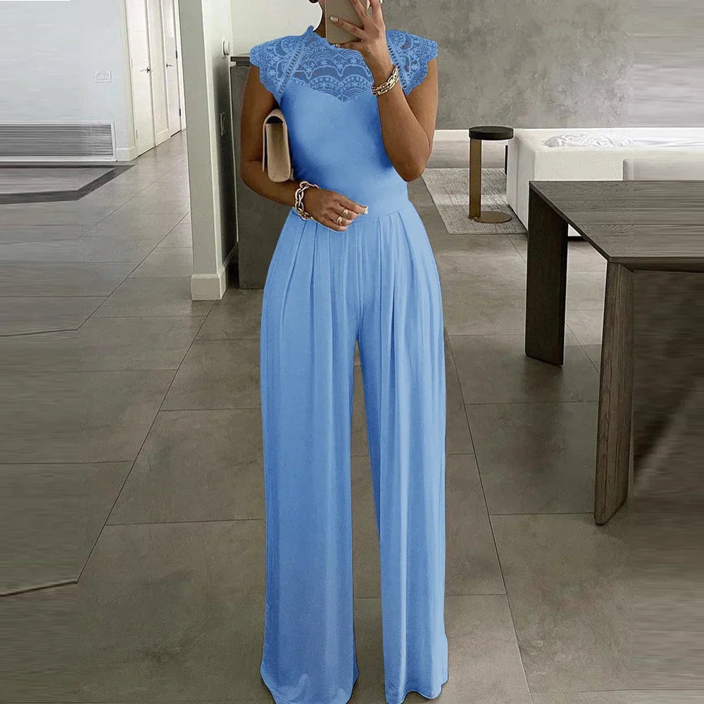 Combinaison Avec Broderies Et Détails En Dentelle Pour Femme | Idéale Pour Les Occasions Formelles