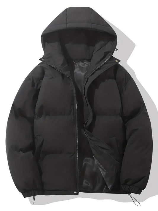 Veste Matelassée avec Capuche et Poches Fonctionnelles pour Homme | Idéal pour l’Hiver