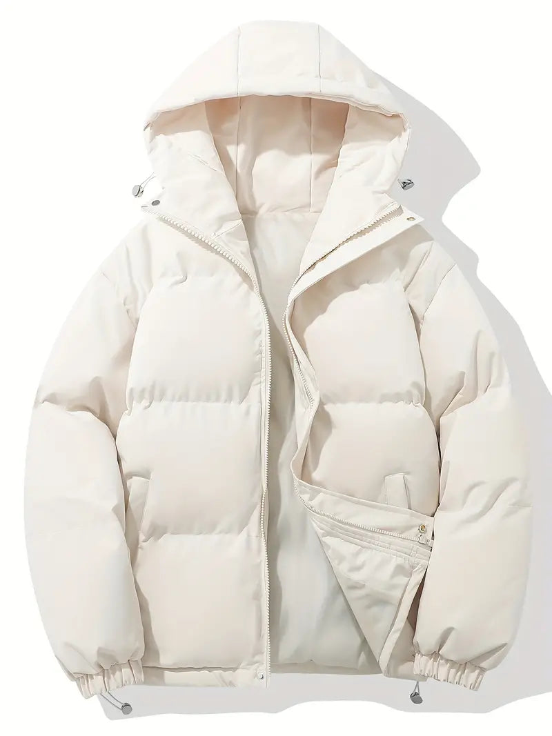 Veste Matelassée avec Capuche et Poches Fonctionnelles pour Homme | Idéal pour l’Hiver