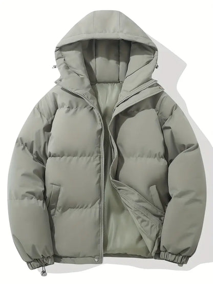 Veste Matelassée avec Capuche et Poches Fonctionnelles pour Homme | Idéal pour l’Hiver