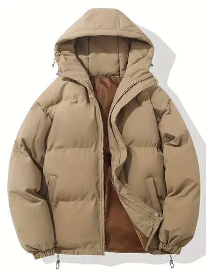 Veste Matelassée avec Capuche et Poches Fonctionnelles pour Homme | Idéal pour l’Hiver