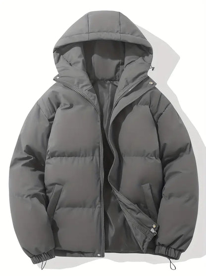 Veste Matelassée avec Capuche et Poches Fonctionnelles pour Homme | Idéal pour l’Hiver