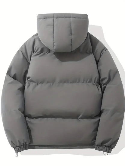 Veste Matelassée avec Capuche et Poches Fonctionnelles pour Homme | Idéal pour l’Hiver