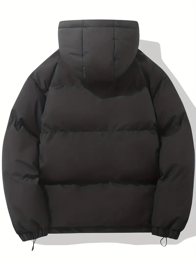 Veste Matelassée avec Capuche et Poches Fonctionnelles pour Homme | Idéal pour l’Hiver