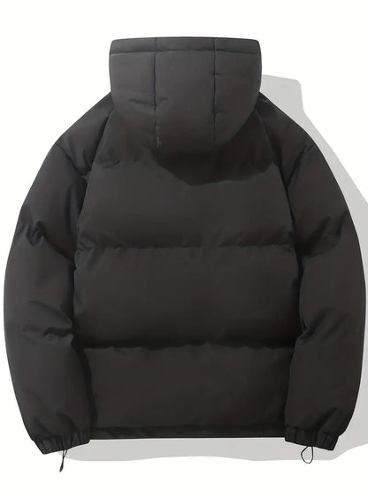 Veste Matelassée avec Capuche et Poches Fonctionnelles pour Homme | Idéal pour l’Hiver