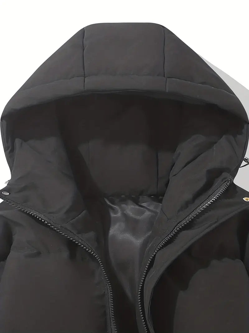 Veste Matelassée avec Capuche et Poches Fonctionnelles pour Homme | Idéal pour l’Hiver