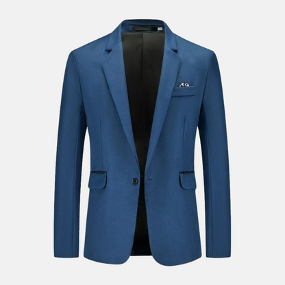 Blazer À Manches Longues Avec Fermeture À Bouton Pour Homme | Idéal Pour Les Occasions Formelles