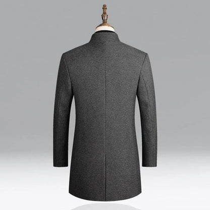 Manteau Long avec Fermeture Croisée pour Homme | Idéal pour les Occasions Formelles et Quotidiennes