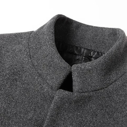 Manteau Long avec Fermeture Croisée pour Homme | Idéal pour les Occasions Formelles et Quotidiennes