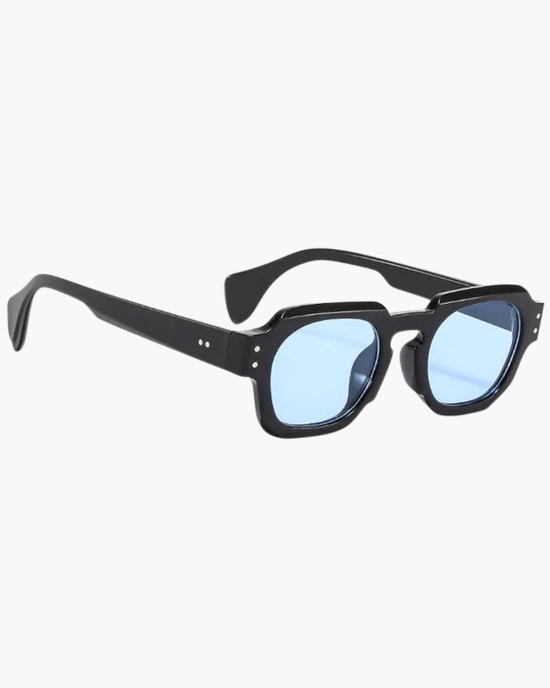 Lunettes De Soleil À Monture Épaisse Et Forme Angulaire Pour Homme | Idéal Pour Usage Quotidien En Extérieur