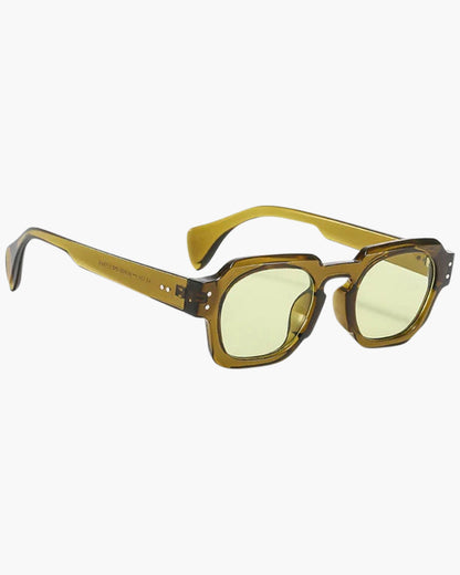 Lunettes De Soleil À Monture Épaisse Et Forme Angulaire Pour Homme | Idéal Pour Usage Quotidien En Extérieur
