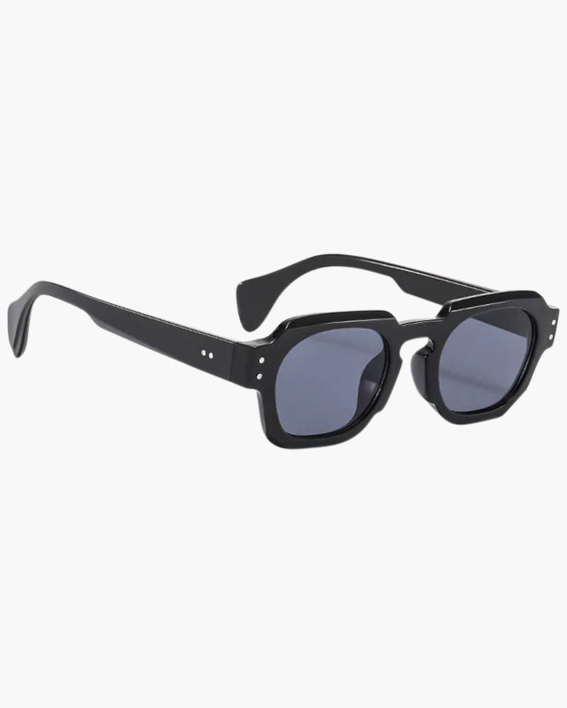 Lunettes De Soleil À Monture Épaisse Et Forme Angulaire Pour Homme | Idéal Pour Usage Quotidien En Extérieur
