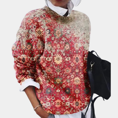 Pull pour Femme Avec Imprimé Et Coupe Droite | Idéal pour Un Usage Quotidien