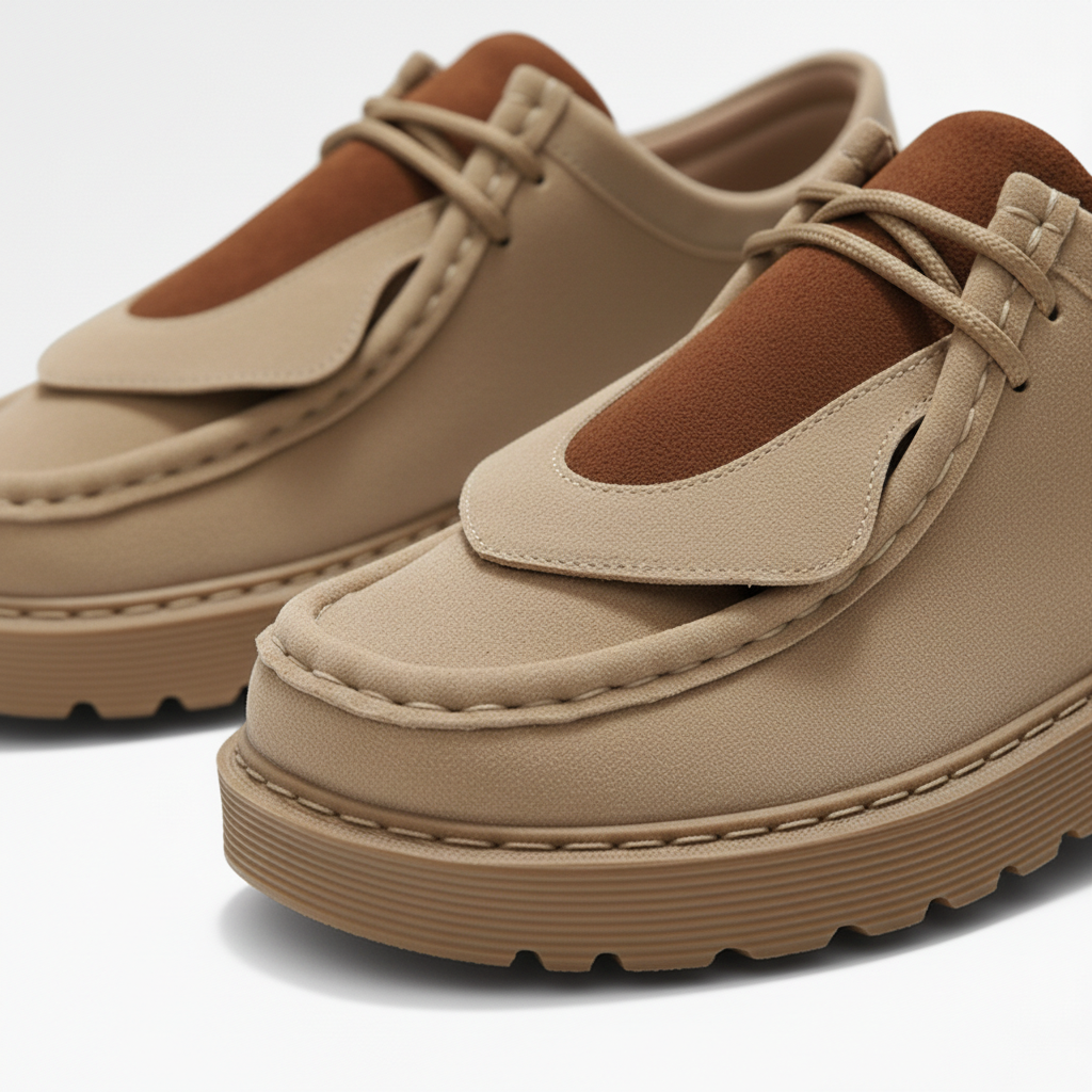 Chaussures à lacets à semelle épaisse pour homme | Idéal pour l’automne et les occasions décontractées