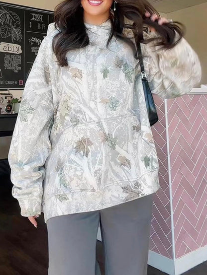 Sweat À Capuche À Imprimé Camouflage pour Adulte | Idéal pour Les Tenues Décontractées