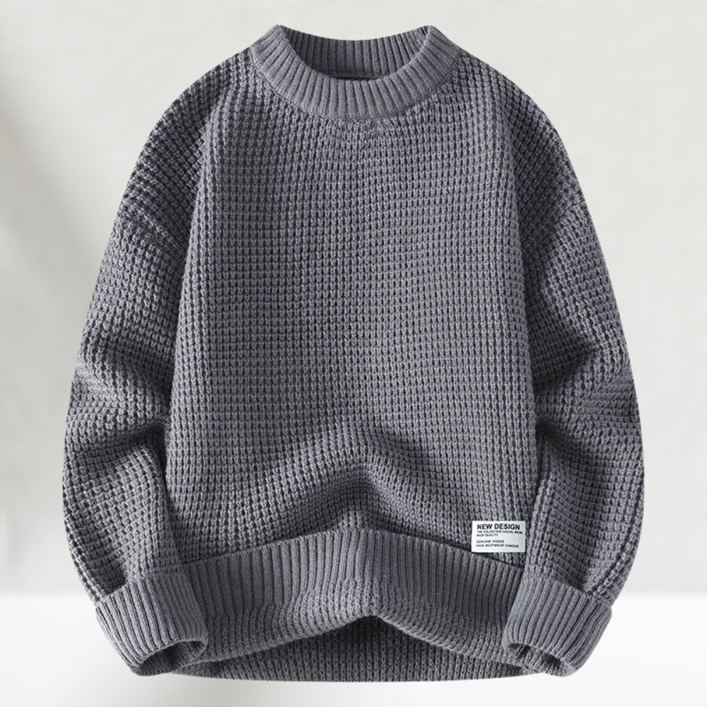 Pull À Col Rond Avec Motif Texturé Pour Homme | Idéal Pour Une Utilisation Quotidienne